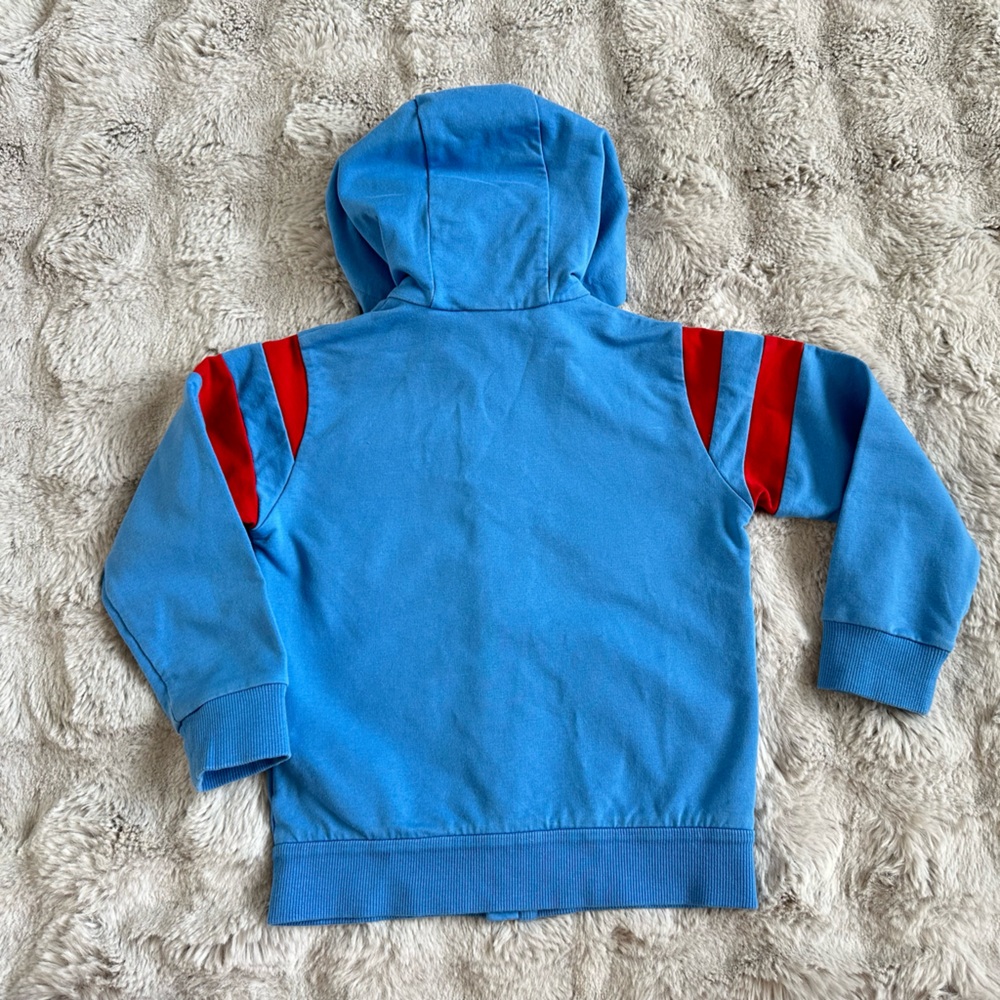 Moncler zip up hoodie blue size 3 - Picture 2 of 8
